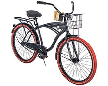 Load image into Gallery viewer, Huffy 26” Nel Lusso Men's Cruiser Bike, Matte Black
