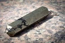 Load image into Gallery viewer, Raw Pyrite Crystal Pendant Necklace – For Action Vitality Willpower Confidence Persistence Creativity Protection - Authentic Stone on Adjustable Length Cord - Real Gemstone Chakra Healing Charm
