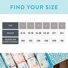 Load image into Gallery viewer, The Honest Company - Super Club Box, Clean Conscious Diapers, Space Travel + Classic Stripes, Size 4, 120 Count (Packaging May Vary)
