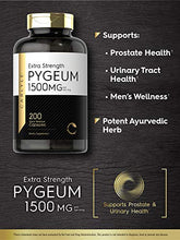 Load image into Gallery viewer, Pygeum Africanum Bark 1500 mg | 200 Capsules | High Potency Extract | Non-GMO, Gluten Free Supplement | by Carlyle
