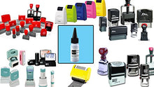 Load image into Gallery viewer, Black Oil-Based Stamp Refill Ink by BCH - Bulk Bottle for Pre-Inked Rubber Gel Pads - 20 ml -0.68oz
