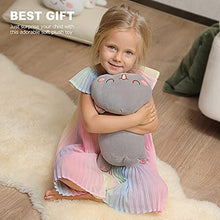 Load image into Gallery viewer, Onsoyours Cute Kitten Plush Toy Stuffed Animal Pet Kitty Soft Anime Cat Plush Pillow for Kids (Gray B, 12")
