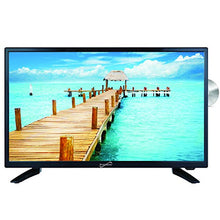 Load image into Gallery viewer, SuperSonic SC-2412 LED Widescreen HDTV &amp; Monitor 24", Built-in DVD Player with HDMI, USB, SD &amp; AC/DC Input: DVD/CD/CDR High Resolution and Digital Noise Reduction
