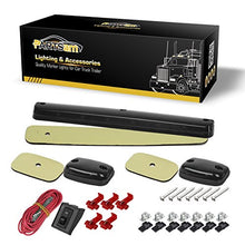 Load image into Gallery viewer, Partsam 3X Smoke/White 12LED Cab Marker Roof Running Top Lights Assembly + Wire Harness Compatible with Silverado/ Sierra 1500 2500 2500HD 3500 3500HD 2014 2500HD 3500HD 2007-2013
