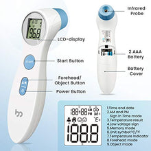 Load image into Gallery viewer, Non - Touch Forehead Thermometer for Fever, Medical Infrared Thermometer for Baby, Kids, and Adult, Fast Reading, Instant Accurate Reading Thermometer with LCD for Whole Family[2020 New Model]
