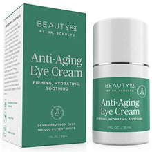 Load image into Gallery viewer, BeautyRx by Dr. Schultz Eye Cream for Dark Circles, Bags, Wrinkles &amp; Puffiness. Best Firming Under &amp; Around Eyes Anti-Aging &amp; Moisturizing Treatment with Vitamin C, Hyaluronic Acid &amp; Green Tea (1 oz)
