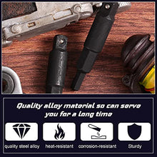 Load image into Gallery viewer, 2 Pieces HVAC Service Wrench Set 3/16 to 5/16 Allen Wrench Tools Hex Key Adapter for Straight Metric for Fixing Air Conditioning Refrigeration Device
