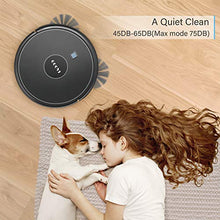 Load image into Gallery viewer, Robot Vacuum, GOOVI 1600PA Robotic Vacuum Cleaner with Self-Charging, 360° Smart Sensor Protectio, Multiple Cleaning Modes Vacuum Best for Pet Hairs, Hard Floor &amp; Medium Carpet
