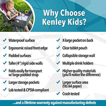 Load image into Gallery viewer, Kenley Kids Travel Tray, Toddler Car Seat Lap Tray, 16.5 x 13.5 Inches (Pink/Gray)
