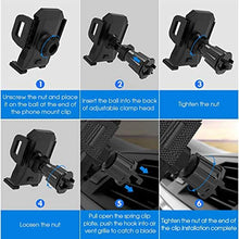 Load image into Gallery viewer, Air Vent Phone Holder for Car,Miracase Vehicle Cell Phone Mount Cradle with Adjustable Clip Compatible with iPhone 13 Series/iPhone 12 Series/11 /11 Pro Max/XR/Samsung and More
