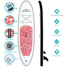 Load image into Gallery viewer, FEATH-R-LITE Inflatable Stand Up Paddle Board 10'x30''x6'' Ultra-Light (16.7lbs) SUP with Paddleboard Accessories,Three Fins,Adjustable Paddle, Pump,Backpack, Leash, Waterproof Phone Bag
