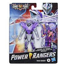 Load image into Gallery viewer, Power Rangers Dino Fury Void Knight 6-Inch Action Figure Toy Inspired by TV Show with Dino Fury Key and Dino-Themed Accessory for Ages 4 and Up
