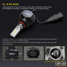 Load image into Gallery viewer, BEAMTECH 9005/HB3 9006/HB4 LED Bulb, S1 Series 8000LM 50W 6500K Extremely Bright CSP Chips Conversion Kit Combo All In One Plug N Play Halogen Replacement
