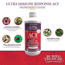 Load image into Gallery viewer, Buried Treasure ACF Extra Strength Extreme Immune Support with Elderberry Echinacea Vitamin C and Herbal Blend for Comprehensive Rapid Relief 16 Fluid Ounce
