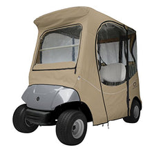 Load image into Gallery viewer, Classic Accessories Fairway Golf Cart FadeSafe Enclosure For Yamaha, Short Roof, Khaki
