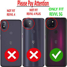 Load image into Gallery viewer, STARSHOP - T-Mobile Revvl 5G Phone Case, With [Tempered Glass Protector Included] Metal Ring stand Shockproof Drop Protection Phone Cover - Black
