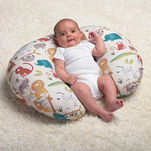 Load image into Gallery viewer, Boppy Original Nursing Pillow &amp; Positioner, Neutral Jungle Colors, Cotton Blend Fabric with Allover Fashion, Multi
