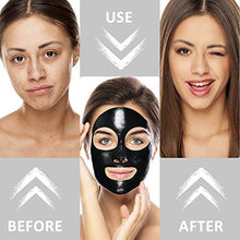 Load image into Gallery viewer, Blackhead Remover Face Mask,Black Mask,3-in-1 Purifying Charcoal Peel off Mask with Acne &amp; Blackhead Extractor Kit and Silicone Brush,Deep Cleansing Facial Mask for All Skin Types Face &amp; Nose
