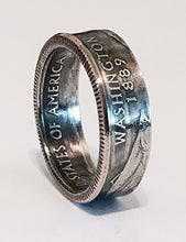 Load image into Gallery viewer, "Real U.S. Quarter Coin Rings. From years 1965 to 2008 and from all States"
