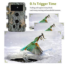Load image into Gallery viewer, 2-Pack Game Trail Deer Cameras No Glow 90ft Night Vision 24MP Picture 1296P H.264 MP4 Video Motion Activated Waterproof 0.1S Trigger Speed Photo &amp; Video Model for Hunting Wildlife or Home Surveillance
