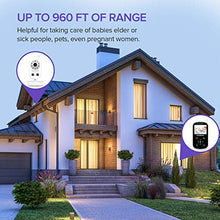 Load image into Gallery viewer, Video Baby Monitor with Camera and Audio - Auto Night Vision,Two-Way Talk, Temperature Monitor, VOX Mode, Lullabies, 960ft Range and Long Battery Life
