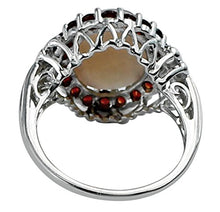 Load image into Gallery viewer, Carillon Chocolate Moonstone Natural Gemstone Oval Shape 10K White Gold Ring For Women for Men | Size: 4 to 10
