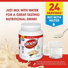 Load image into Gallery viewer, BOOST Original Balanced Nutritional Powder Drink Mix with 10g Protein and 25 Vitamins &amp; Minerals, Very Vanilla, 46.5 Ounce
