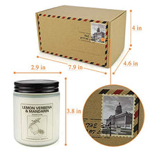 Load image into Gallery viewer, Double Gift Home Scented Candles, Aromatherapy Candles Made with Soy Wax and Essential Oil - 15Oz 50 Hours Burn Long Lasting Scented - Lavender, Lemon &amp; Verbena
