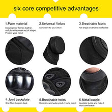Load image into Gallery viewer, LOSENKA Skateboard Gloves with Sliders，Standard Longboard Downhill Slide Gloves Skate Gloves with 2 Set Slider Puck Set (Black)
