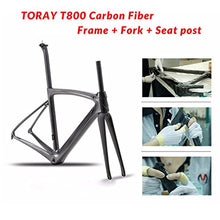 Load image into Gallery viewer, SAVADECK Carbon Road Bike, Windwar5.0 Carbon Fiber Frame 700C Racing Bicycle with 105 22 Speed Groupset Ultra-Light Bicycle (52cm/Blue)
