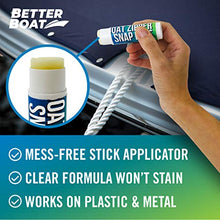 Load image into Gallery viewer, Zipper Lubricant and Zip Wax Marine Grade Lube Stick Apply with Ease Boat, Canvas, Bimini Snap, Coolers, Wetsuit and Drysuit | No Oil Mess
