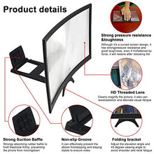 Load image into Gallery viewer, GLISTON 12'' 3D Phone Screen Enlarger, Curved Screen Magnifier for Cell Phone, HD Screen Amplifier, Folding Screen Magnifier for Movies, Videos, Gaming
