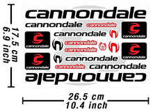 Load image into Gallery viewer, Cannondale Decals Stickers Bicycle Frame Replacement Graphic Set #2

