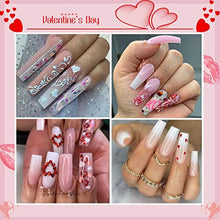Load image into Gallery viewer, Makartt Poly Nail Gel Kit 30ml, Build Nail Gel Clear White Pink with 24W LED Nail Lamp and Glitter Powders Gorgeous Acrylic Nail French Manicure Kit
