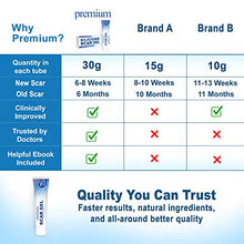 Load image into Gallery viewer, Premium Advanced Scar Gel Medical-Grade Silicone for Face, Body, Stretch Marks, C-Sections, Surgical, Burn, Acne | Old &amp; New Scars, Clinically Proven | 30g
