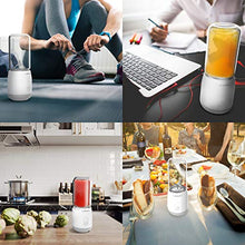Load image into Gallery viewer, LaHuko Portable Blender Professional Juicer for Shakes and Smoothies with 16oz Detachable Cup and Lid USB Rechargeable Mixer Easy Clean Food Processor For Home Kitchen Sports Travel Outdoor (Extra Smoothie Recipe and Straw/Brush Included)
