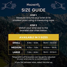 Load image into Gallery viewer, MagnetRX® Magnetic Therapy Bracelet Cuff - Twisted Cable Stainless Steel Bangle Magnetic Bracelets for Pain Relief, Balance &amp; Energy - Elegant Golf Bracelet for Men &amp; Women (Gunmetal | Medium)
