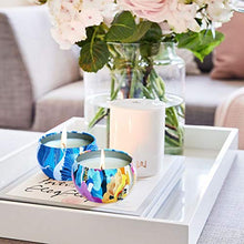 Load image into Gallery viewer, YYCH Gift Package Scented Candles Lemon, Fig, Lavender, Spring Fresh,Rose ，Jasmine，Vanilla，Bergamot，Strawberry, Peppermint, Rosemary, Gardenia Natural Soy Wax Portable Travel Tin Candle,Set of 12
