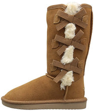 Load image into Gallery viewer, Koolaburra by UGG unisex child Victoria Tall Fashion Boot, Chestnut, 3 Little Kid US
