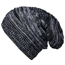 Load image into Gallery viewer, 2 Pack Winter Slouchy Beanie Hat for Women &amp; Men, Knit Soft Cozy Oversized Warm Hats
