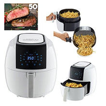 Load image into Gallery viewer, GoWISE USA XL 8-in-1 Digital Air Fryer with Recipe Book, 5.8-Qt, White
