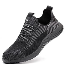 Load image into Gallery viewer, Furuian Steel Toe Shoes for Men,Lightweight Safety Sneaker Indestructible Puncture Resistant Work Shoes for Construction Working
