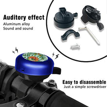 Load image into Gallery viewer, ZYCCW Customized Design Bike Bicycle Bell, Loud Long Crisp Clear Sound for Adults Kids Mountain Road Bike BMX Electric Bike (Evil Eye Hamsa Hand)
