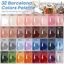 Load image into Gallery viewer, Modelones 6 Colors Gel Liner Nail Art Set-8ml &amp; 36 Pcs Brown Nude Pink Blue Nail Gel Polish Set 7ML
