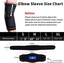Load image into Gallery viewer, ABYON Tennis Elbow Straps (2 Pack) + Elbow Compression Sleeve (1 Pack),Elbow Brace with Medical Compression for Tendonitis, Elbow Support for Men &amp; Women (Black, Large)
