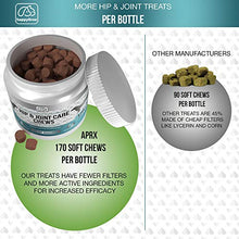 Load image into Gallery viewer, BEST HIP &amp; JOINT SUPPLEMENTS FOR DOGS: Product of USA- Natural Pain Relief &amp; Mobility + Аnti-inflammatory and Аnti-arthritic effects Maximum strength Glucosamine &amp; Chondroitin approx/170 Soft Chews
