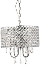Load image into Gallery viewer, Whse of Tiffany RL5633 Deluxe Crystal Chandelier, 9" x 17" x 17"
