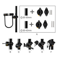 Load image into Gallery viewer, Bike U Lock with Cable - Via Velo Heavy Duty Bicycle U-Lock,14mm Shackle and 10mm x1.8m Cable with Mounting Bracket For Road Bike Mountain Bike Electric Bike Folding Bike, Great Bike Safety Tool
