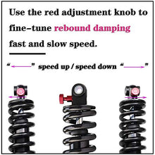 Load image into Gallery viewer, YSHUAI Spring Shock Absorber, MTB Bike Damper, Rear Shock Absorber, Spring Absorber, Bicycle Shock Absorber MTB for Diamondback Bikes, Yeti Cycles, Pivot Cycles, Ibis Cycles,250 Lbs
