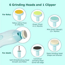 Load image into Gallery viewer, Baby Healthcare and Grooming Kit, 24 in 1 Baby Electric Nail Trimmer Set, Lupantte Nursery Care Kit, Toddler Nail Clippers, Medicine Dispenser, Infant Comb, Brush, etc. Baby Care Products.
